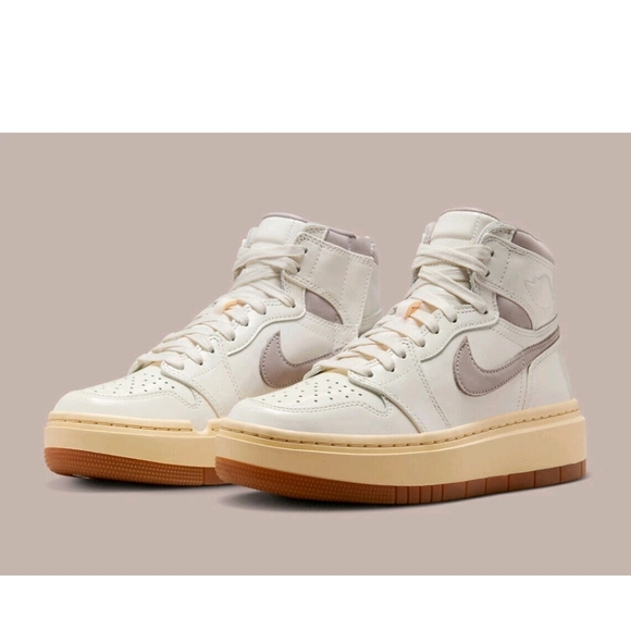 Nike Air Jordan 1 Elevate High SE Womens Sail College Grey Size 11 DZ3744 100 - Picture 8 of 13